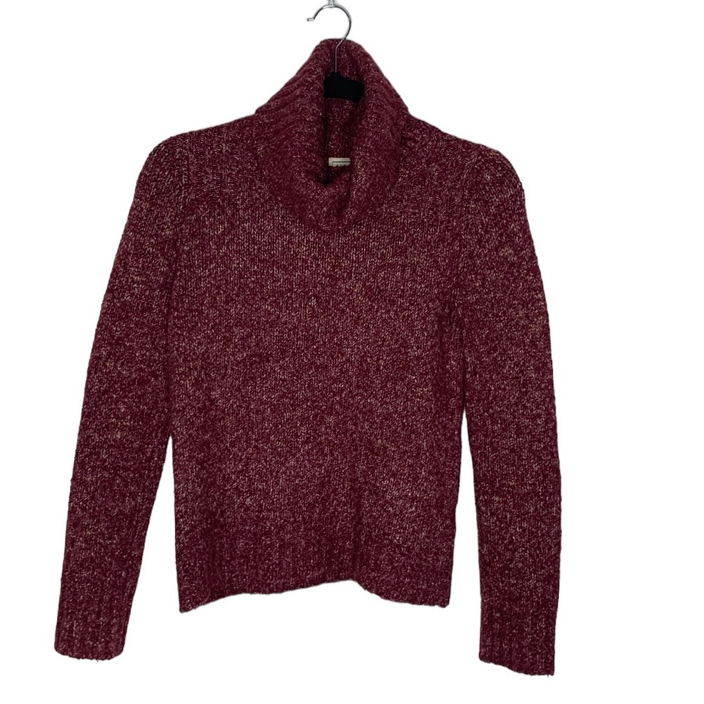 L.L. Bean Women's Maroon Cowl Neck Sweater